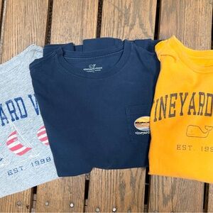 Vineyard Vines Kids' Navy, Grey & Yellow Long & Short T-Shirts